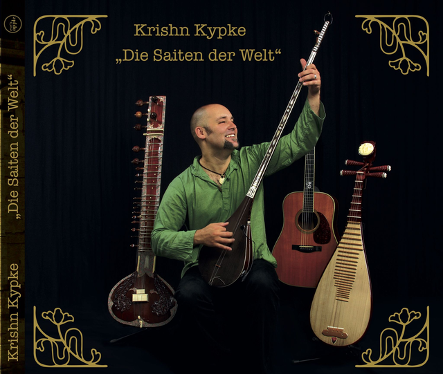 a CD - Krishn Kypke, "Die Saiten der Welt" 4-seitiges digipack und booklet mit 24! Seiten