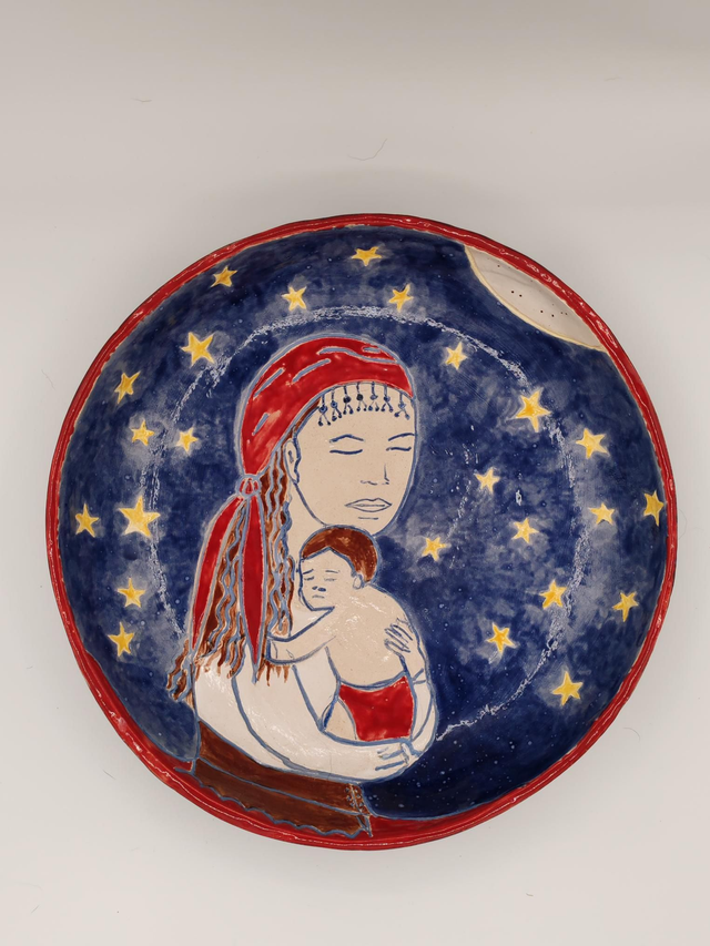 Plat "La Gitane et l'Enfant"