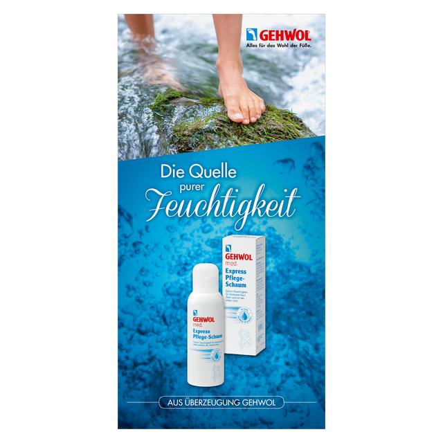 Gehwol med Express Pflegeschaum