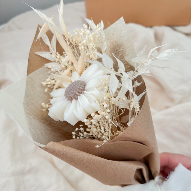 Bouquet parfumé de fleurs séchées