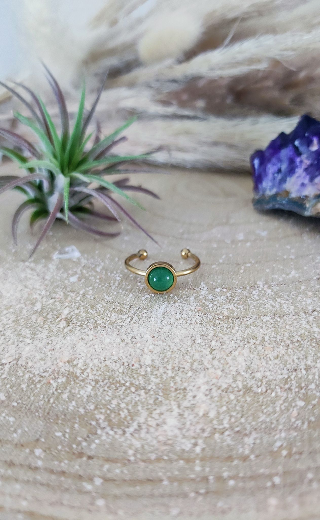 Bague Isel Aventurine verte