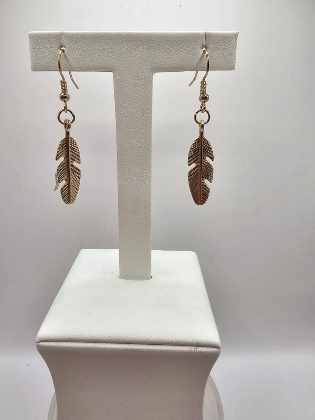 Feather Earrings.