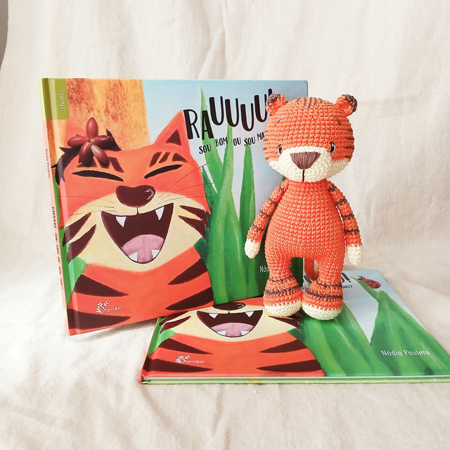 Pack Livro Rauuuu + Amigurumi