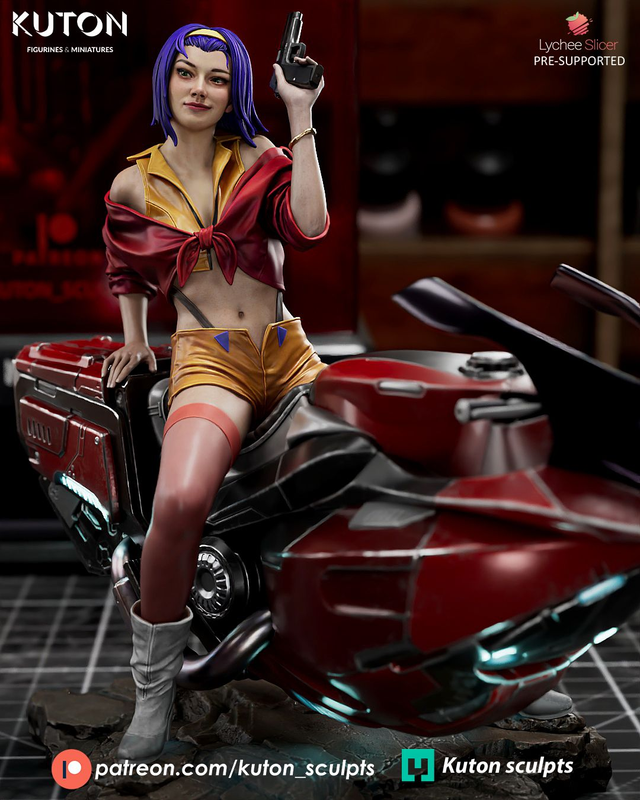 STATUE COWBOY BEBOP FAYE VALENTINE série comics