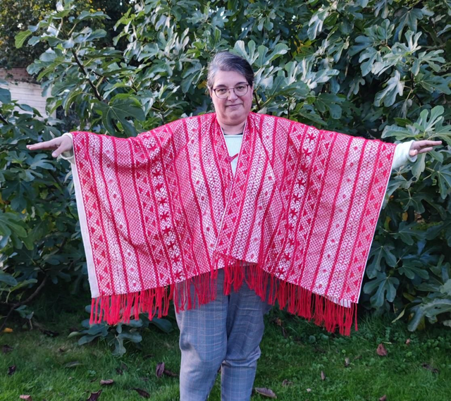 Poncho Rouge taille unique 