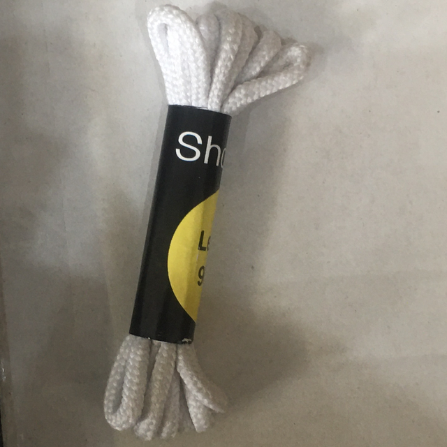 White shoelace