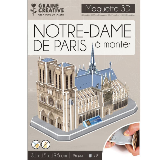 Maquette  &quot;Notre-Dame de Paris&quot; - Graine créative