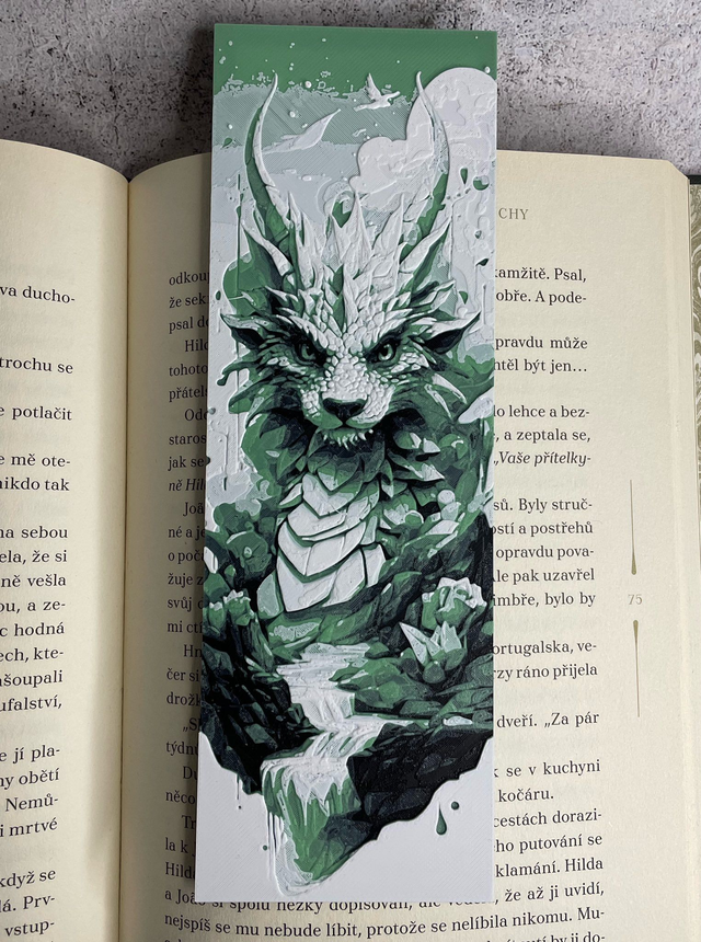 Záložka velká Drak