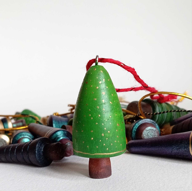 Sapin bombé à pois