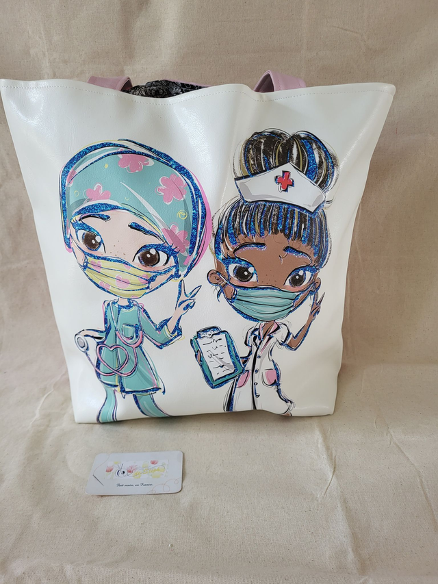 Sac 2 Soignantes blanc