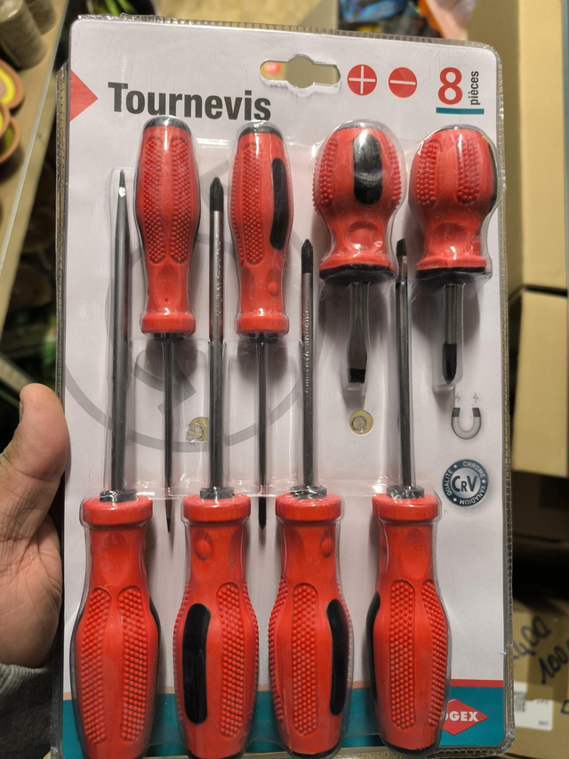 TOURNEVIS 8 PIÈCES 
