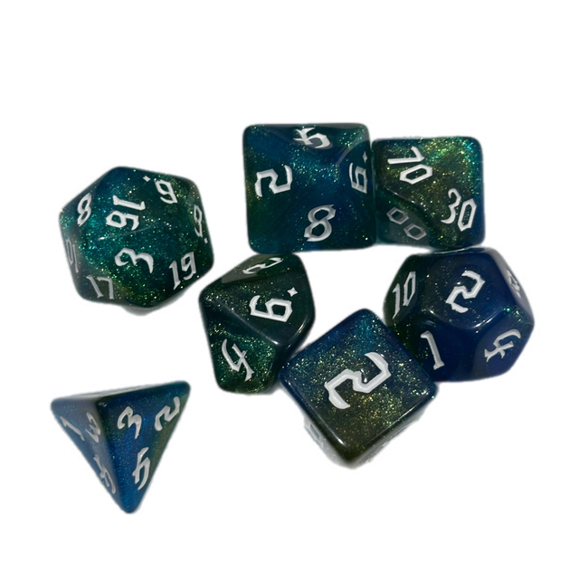 Dés -Set de 7 formes