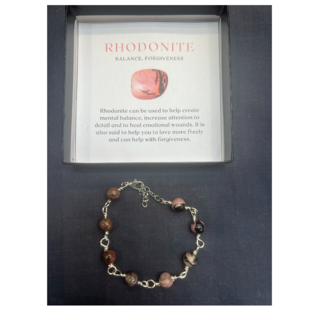 Rhondonite bracelet