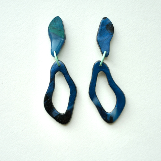 Gotitas Blau/grün/schwarz