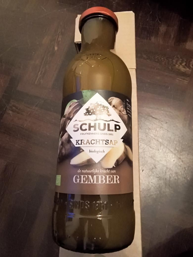 Schulp - krachtsap gember bio 0.75l