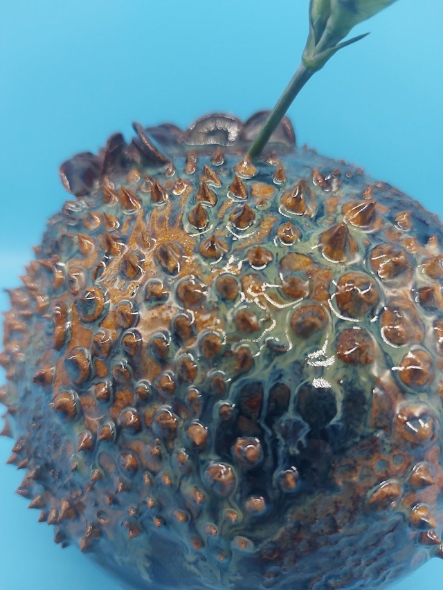 Spiky Ceramic Coral Vase