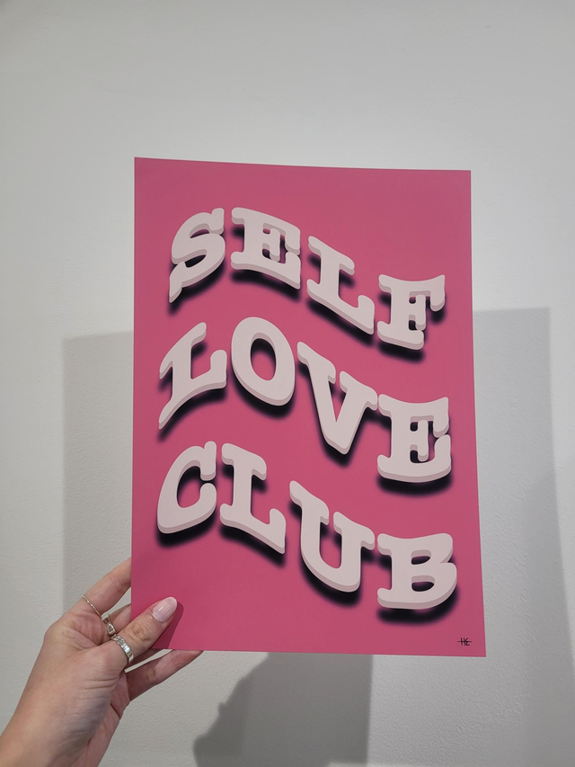 Self Love Club A4 Art Print - FR-001