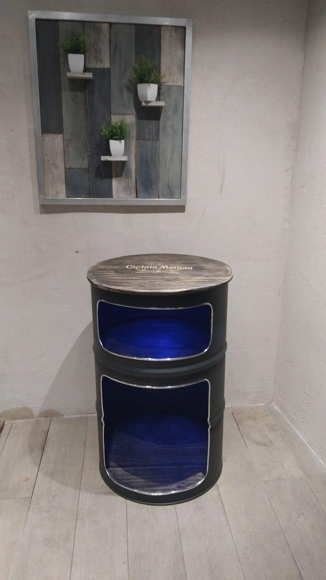 Bar avec led intégrées (réalisé sur commande)