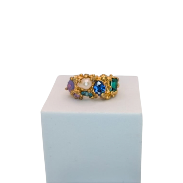 Caspian Gilded Ring