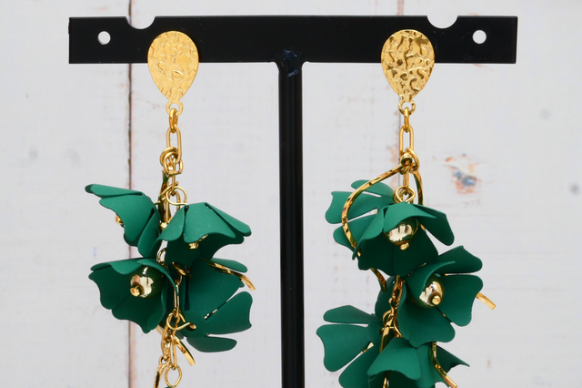 Boucle pendante fleur 