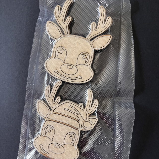 Les rennes à colorier 