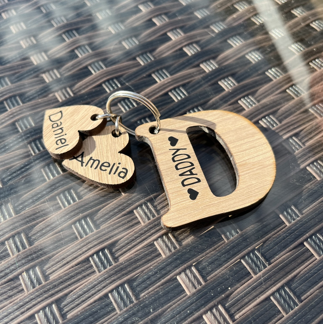 Personalised Father’s Day keyring