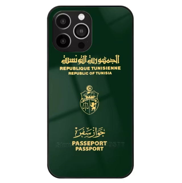 Coque Protection IPhone Passeport Tunisien 