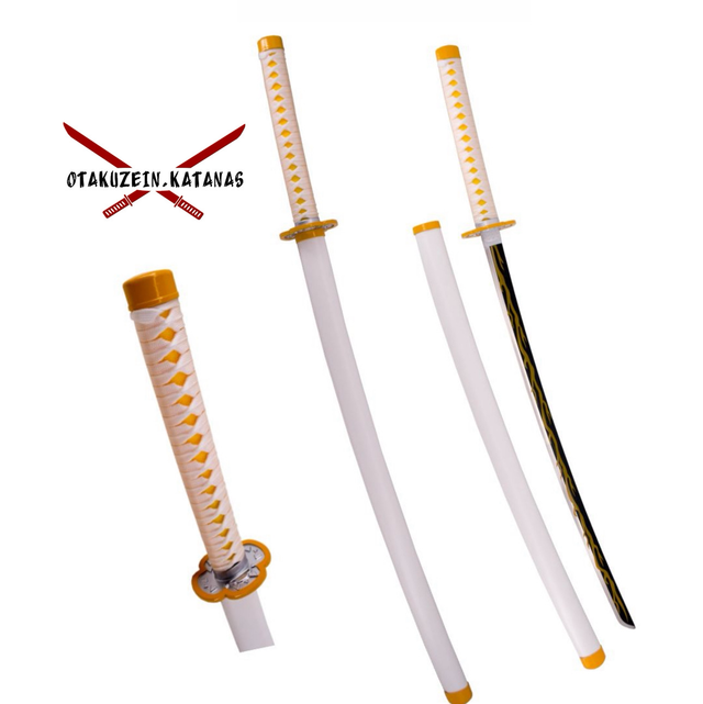 Katana S0244 de Demon Slayer empuñada por Agatsuma Zenitsu