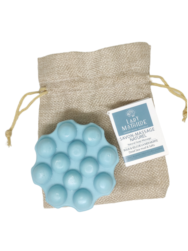 Savon de Massage à la boue & sels de la Mer Morte
