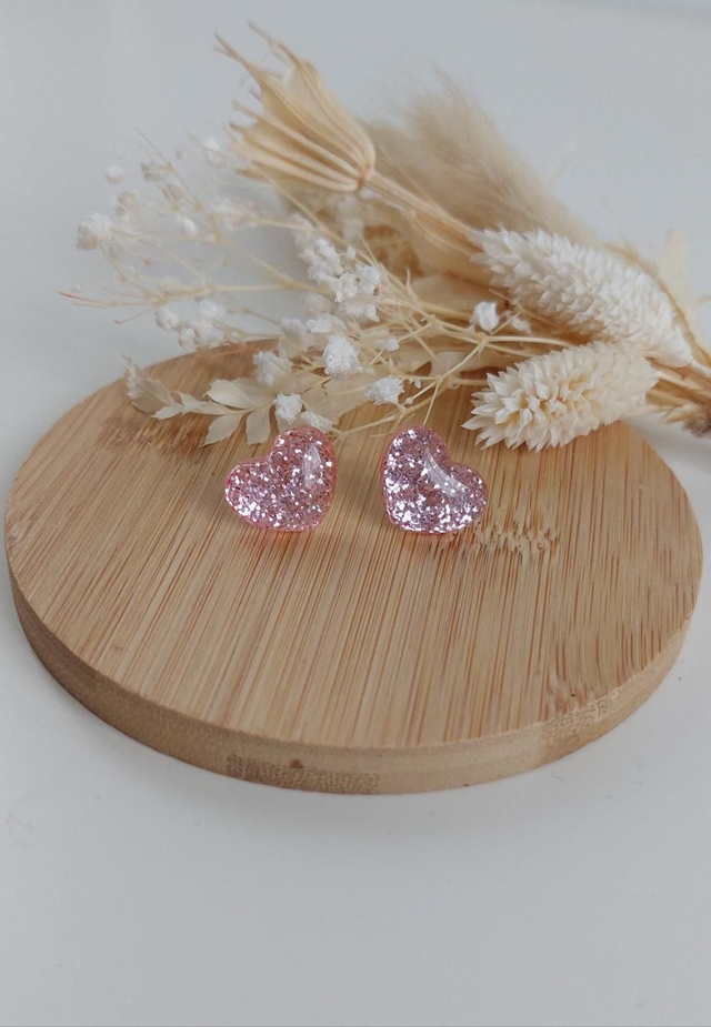 Boucles d&#039;oreilles Livi roses