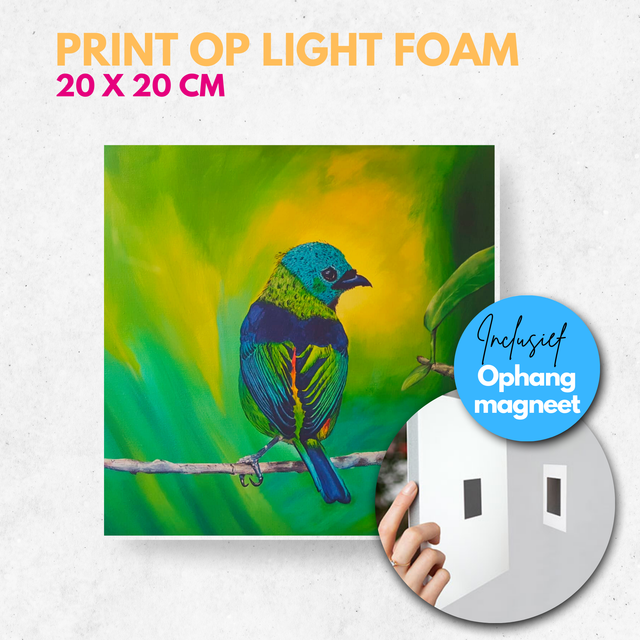 Vogel | Light foam met magneet