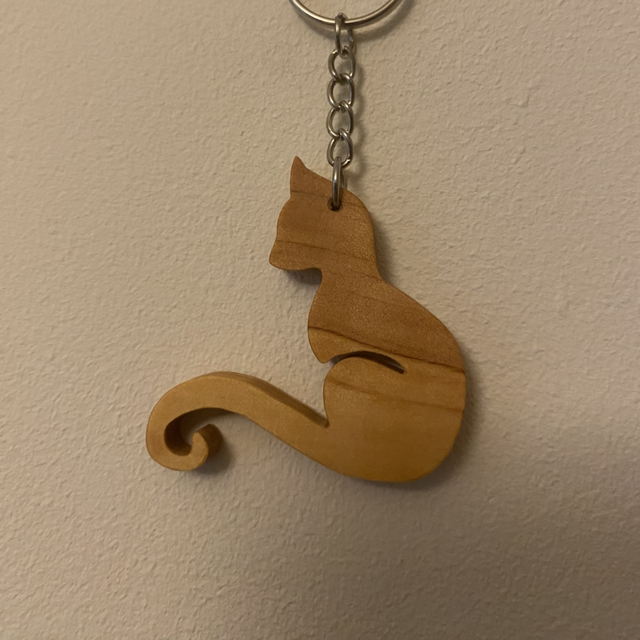 Porte clef chat