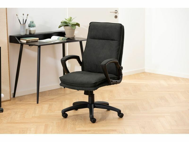 AC Design Chaise de bureau Brad, avec accoudoirs et roulettes à frein