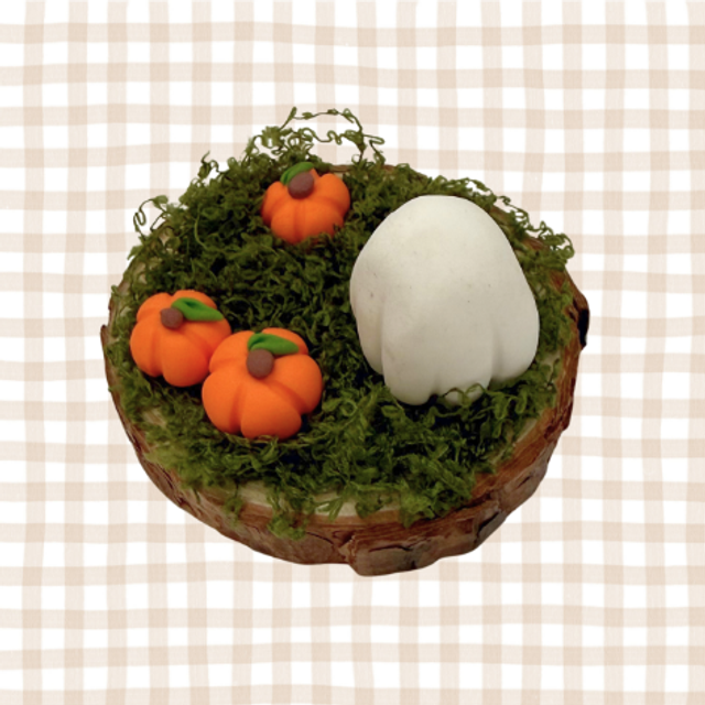 Ghost Pumpkin Forrest Scene