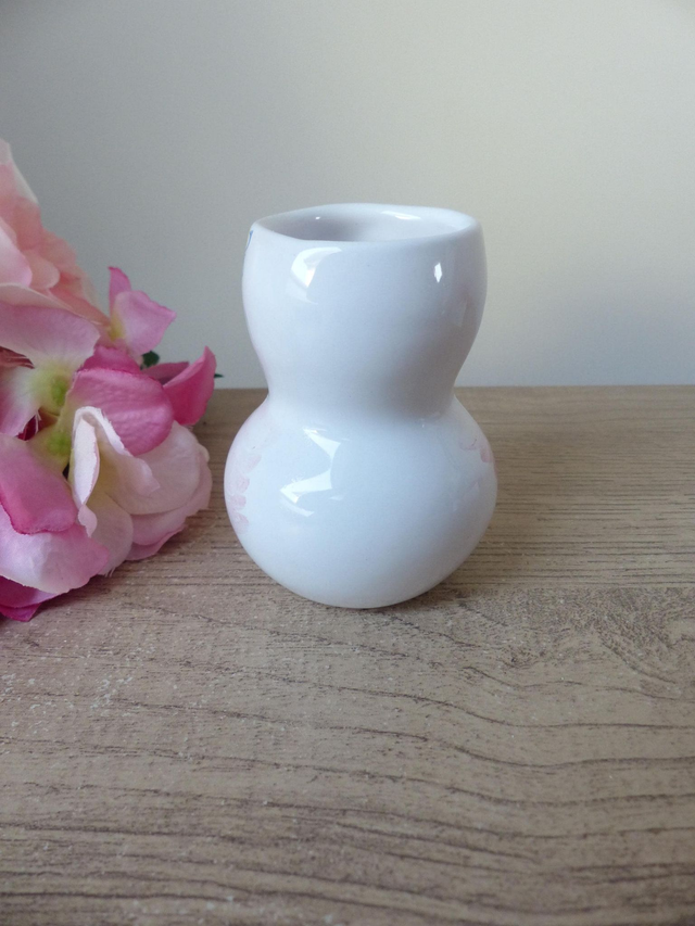 Petit vase monsieur hibou en poterie Ateliers A. Baratta à Moustiers France, Vase miniature hibou oiseau peint main, collection hibou cadeau