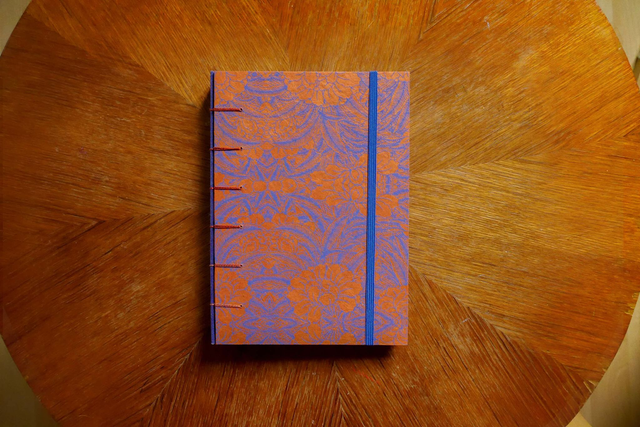 Carnet A5 Rouge &amp; Bleu