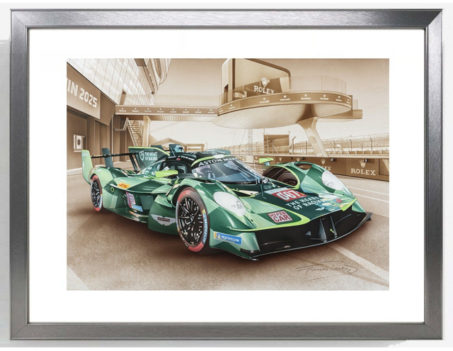Aston Martin Valkyrie - Limited Edition framed print