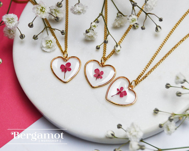 Petal Heart Necklace