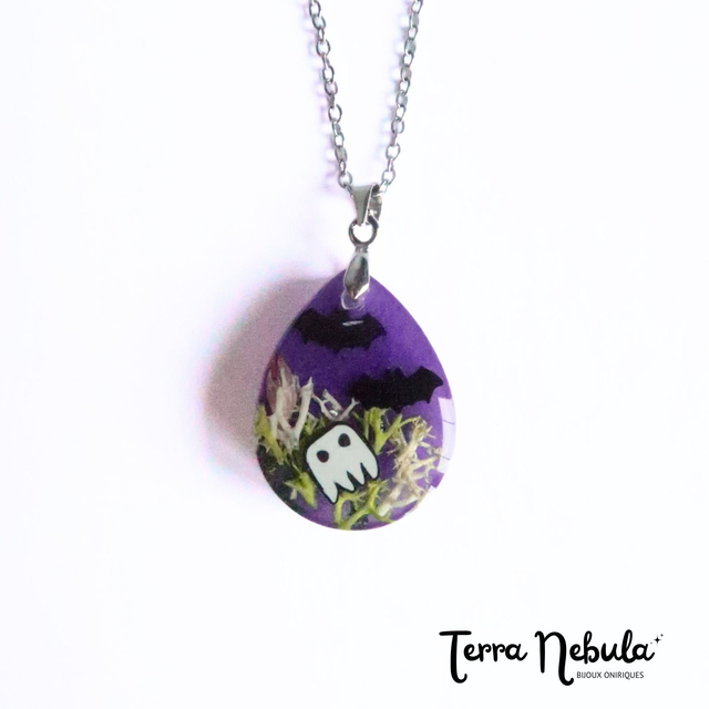 Collier Goutte Légendes d'automne 🎃| CO49