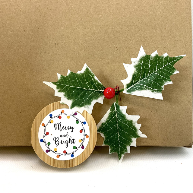 Bottle opener and fridge magnet. Christmas design. Stocking filler.