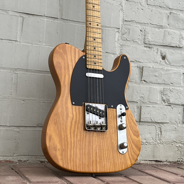 1 of 100 MADE - 1996 Fender Japan FOTOFLAME 1952 Reissue "Blackguard" ... TL-52D/AH Japanse Sen Ash