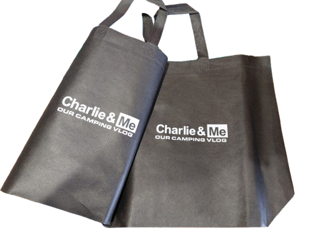 Charlie & Me shopping bags (reusable) set of 2