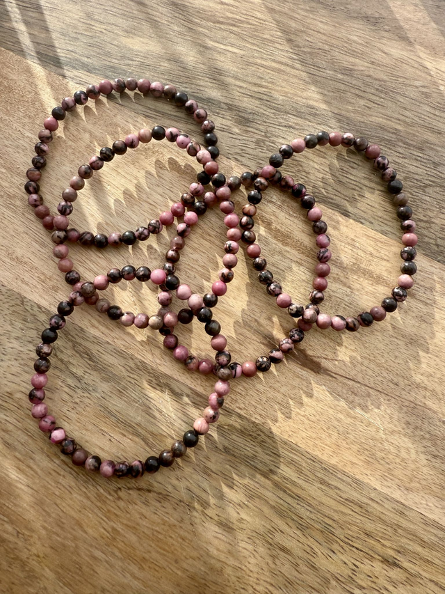 Rhodonite Crystal Bracelet