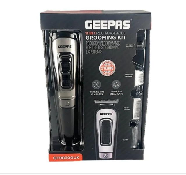 Geepas: Rechargeable 11 in 1 Grooming Kit GTR8300UK
