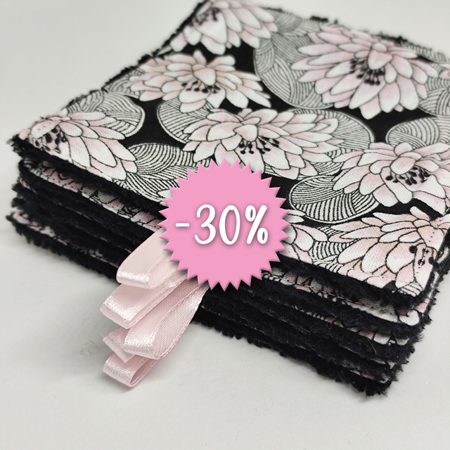 MAKA – Lot de 5 lingettes lavables pour une routine beauté responsable