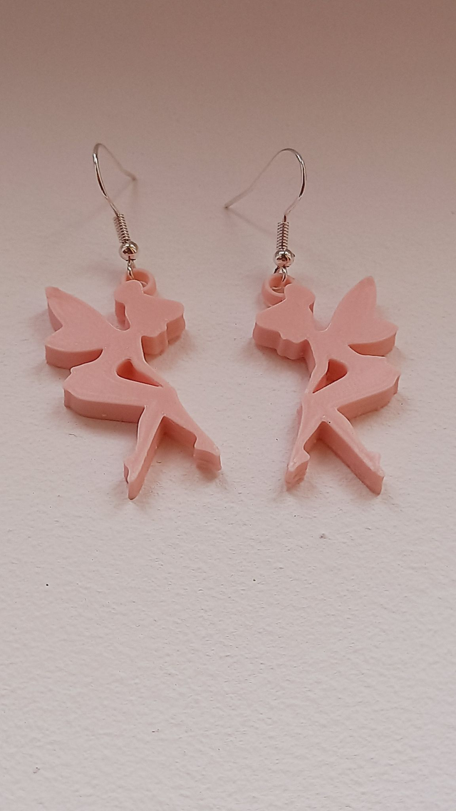 Boucles d'oreilles fée