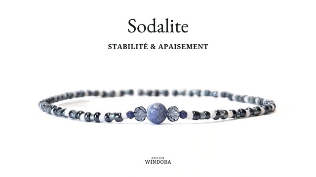 Bracelet | Sodalite Bleue - Trio (C)