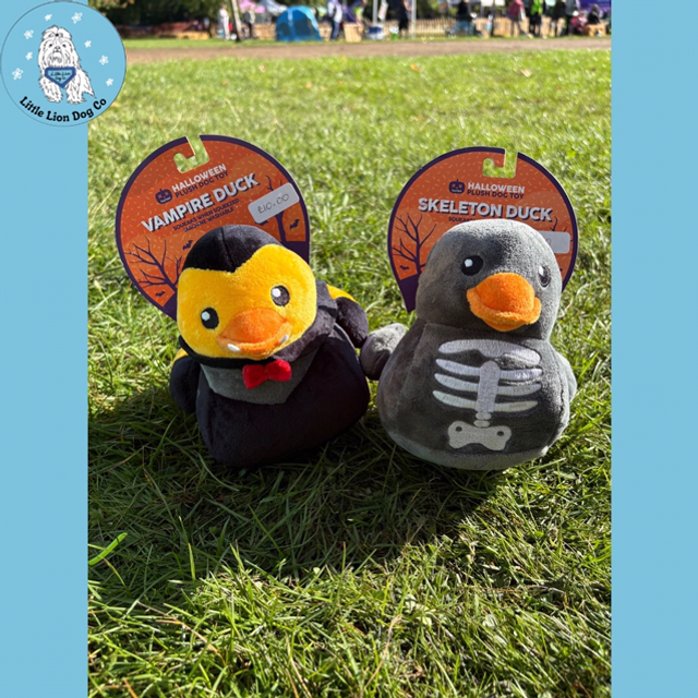 Fuzzyard Halloween Duck Plush Dog Toy