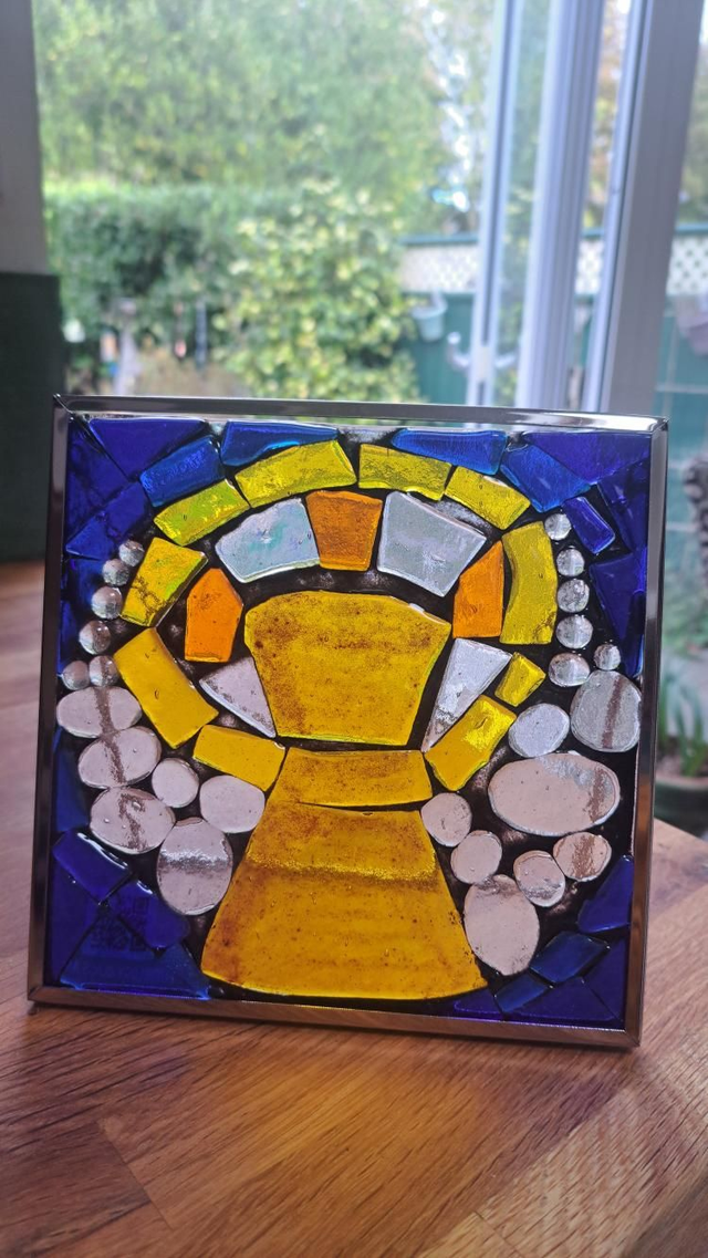 Stained glass Chalice 