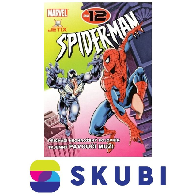 DVD Spider-Man - disk 12 - Přichází neohrožený bojovník tajemný pavoučí muž